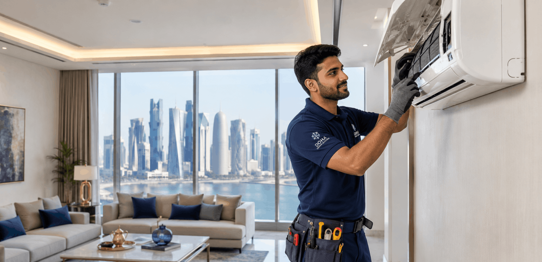 Professional AC Shifting and Installation Service in Qatar